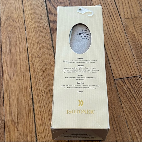 Isotoner Satin Slippers, New in Box - Picture 4 of 7